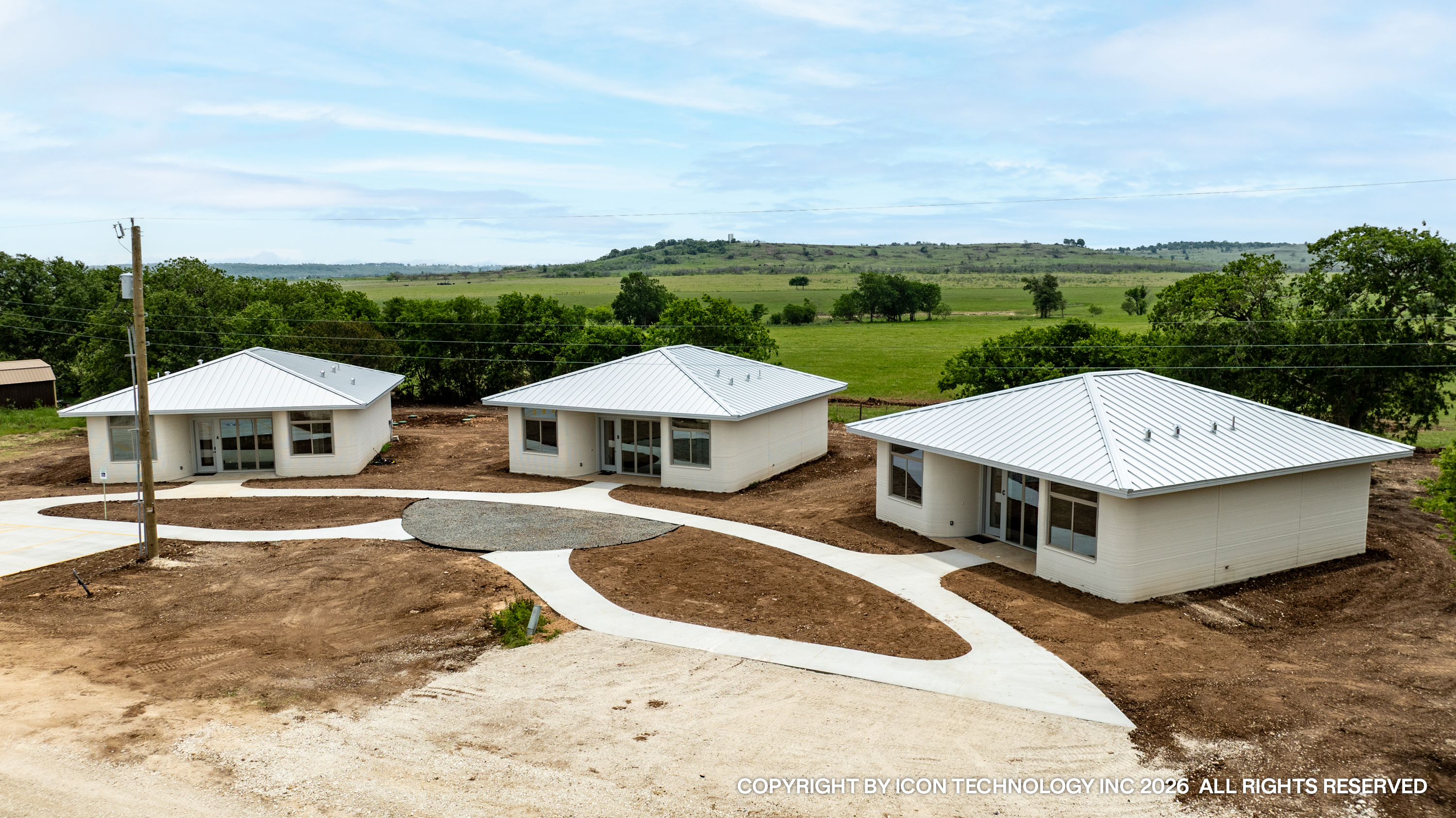 TAMU three cottages with landscape